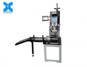 Small round can automatic flanging machine